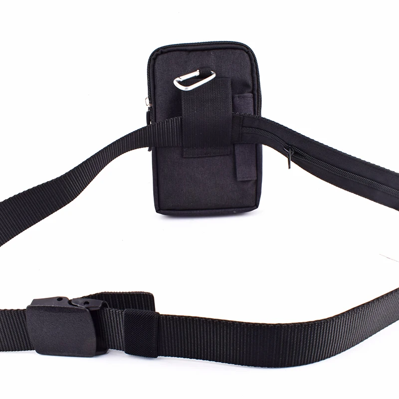 

Casual Phone Waist Bag Men Travel Passport Card Wallet Organize Belt Bag Outdoor With Locking Hook Fanny Pack