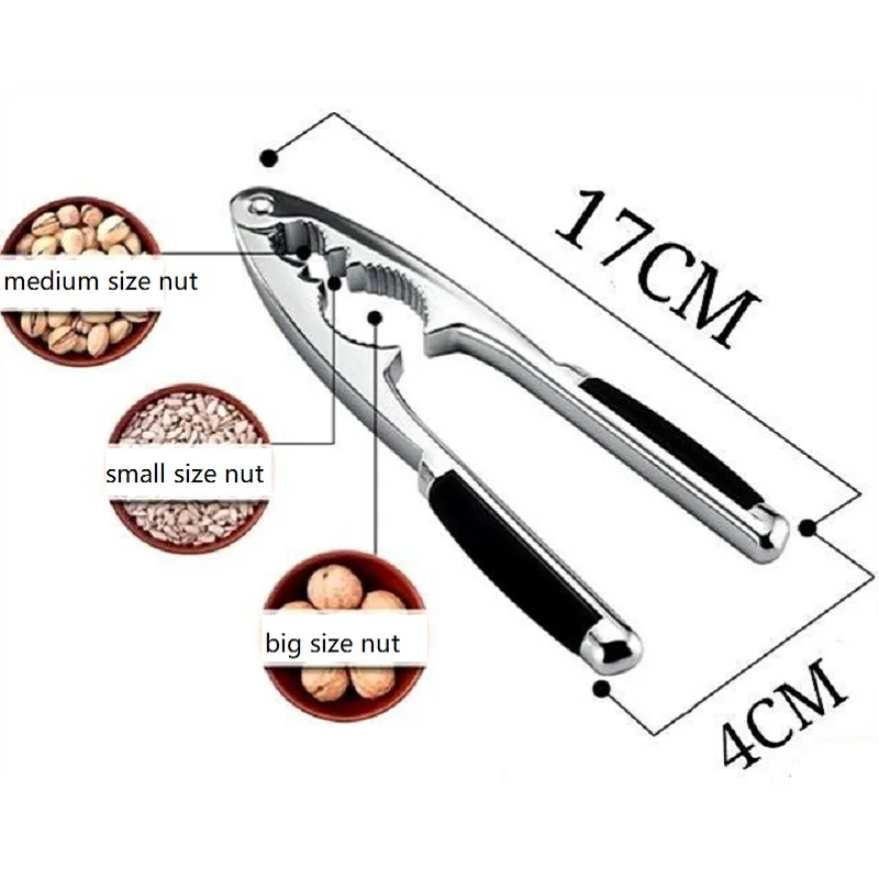 

Alloy Nut Cracker Kitchen Tool Home Nuts Open Tool Suitable For Different Sizes Of Nut Portable Tool For Nuts