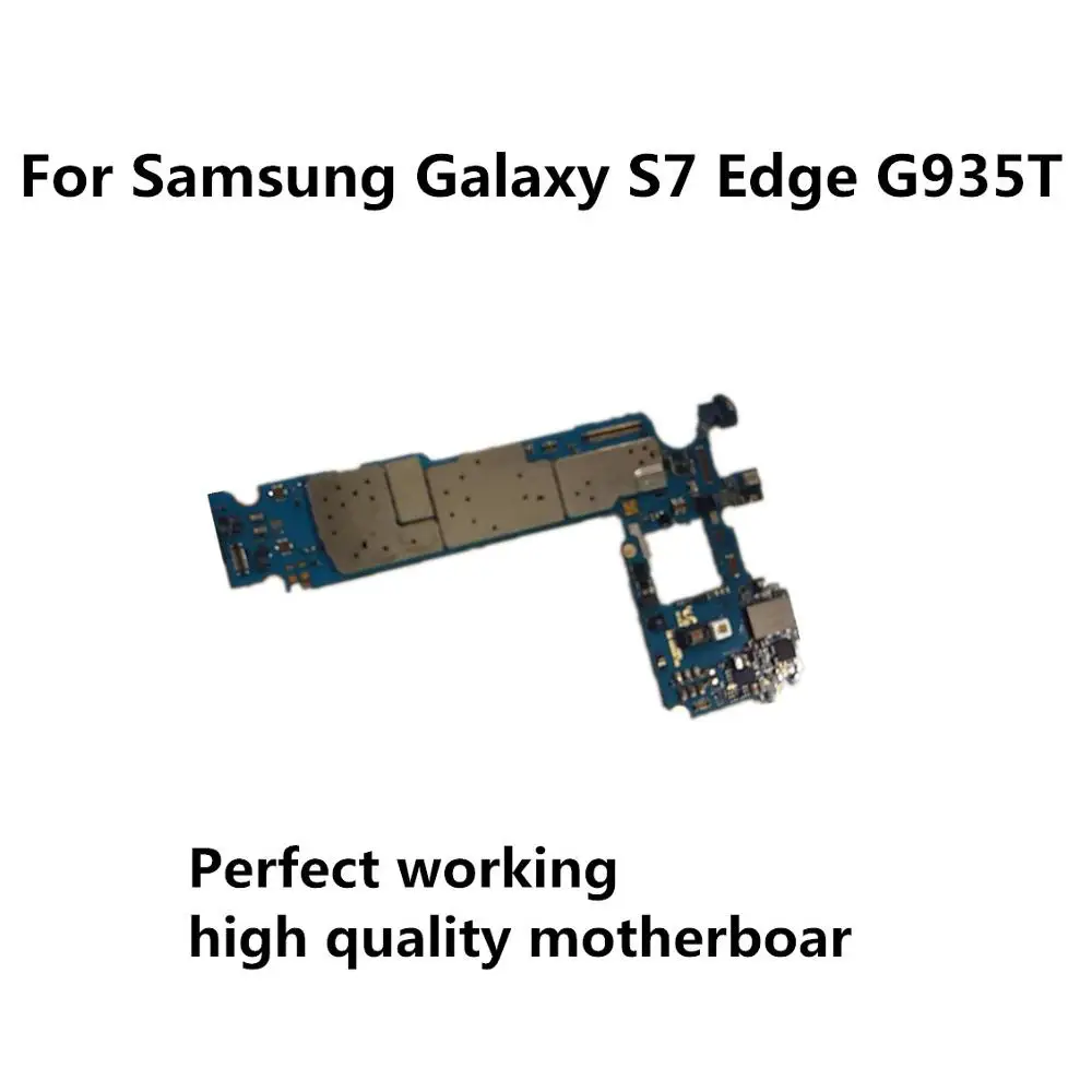 Б/у оригинальная материнская плата для Samsung Galaxy S7 Edge G935T разблокированная