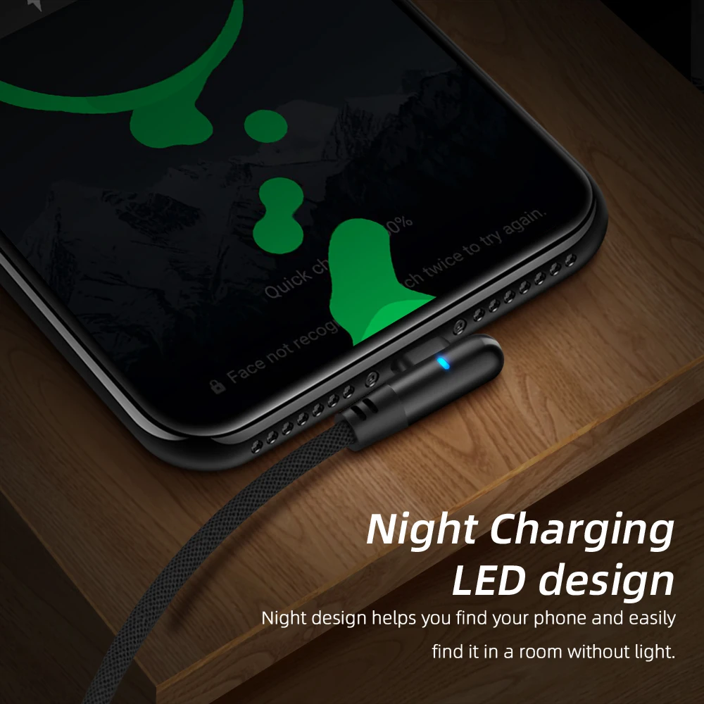 Кабель зарядный Micro USB Type-C 1/2 м 90 градусов | Мобильные телефоны и аксессуары