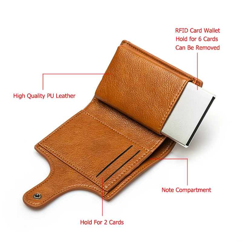 Bycobecy высокое качество из искусственной кожи кредитный держатель для карт