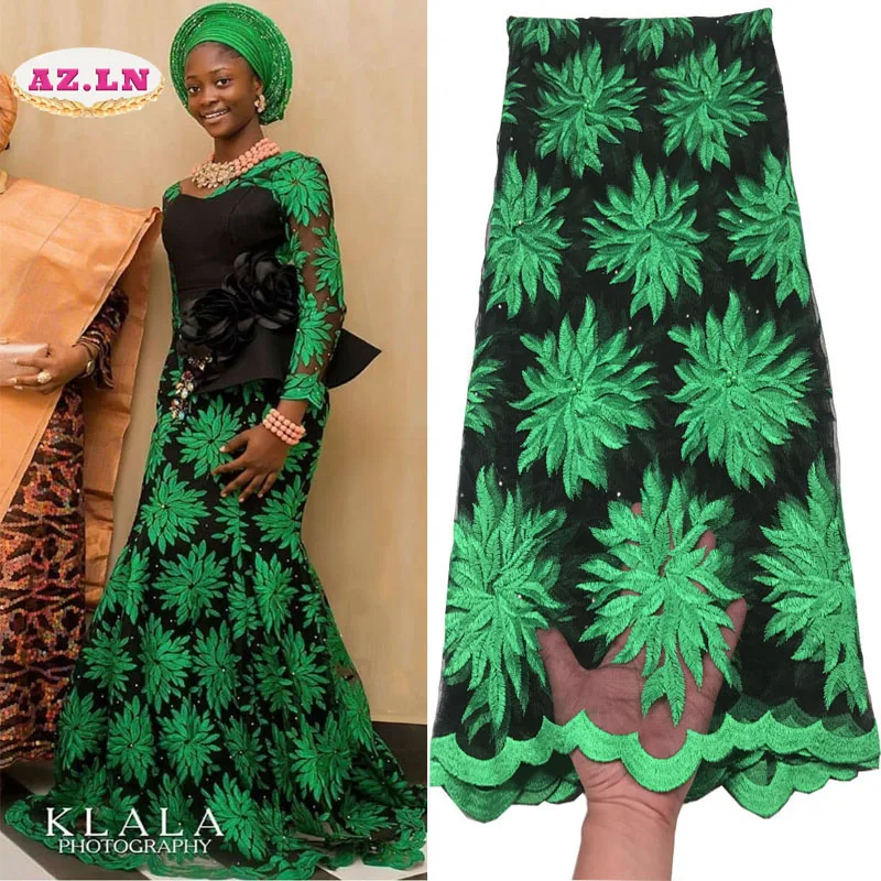 Винно-красное африканское кружево ткань с вышивкой нигерийские французские