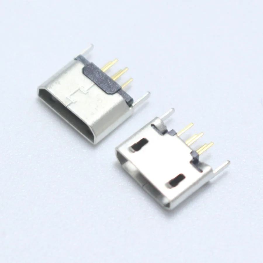 10 шт. 5-контактный гнездовой разъем Micro USB 5-футовый DIP электронные компоненты