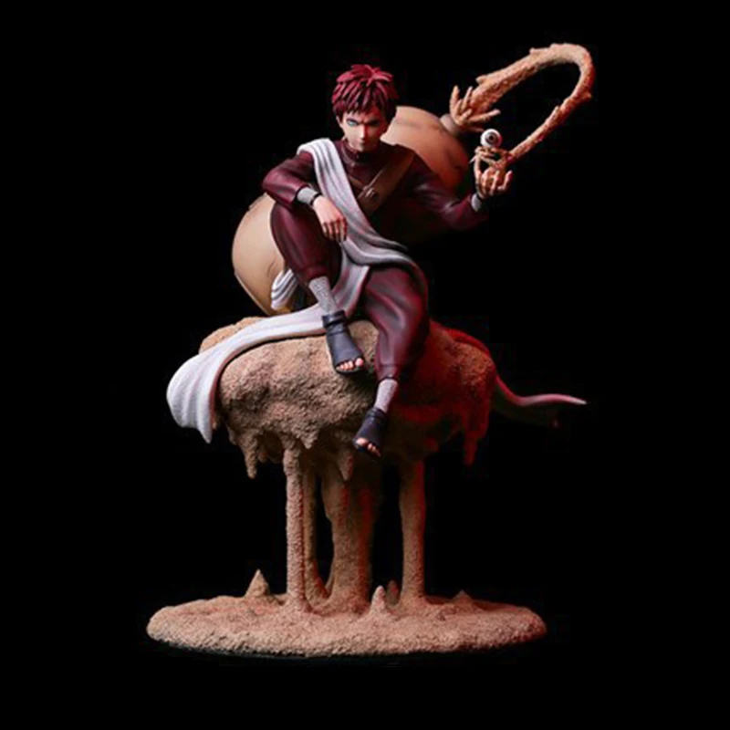 Gaara OPP 25cm Рисунок, аниме, Наруто Shippuden Kazekage повязка на голову Sabaku no Gaara Uchiha Obito Itachi Коллекционная модель ПВХ экшн-игрушки 31 см - Цвет: Gaara OPP 25cm