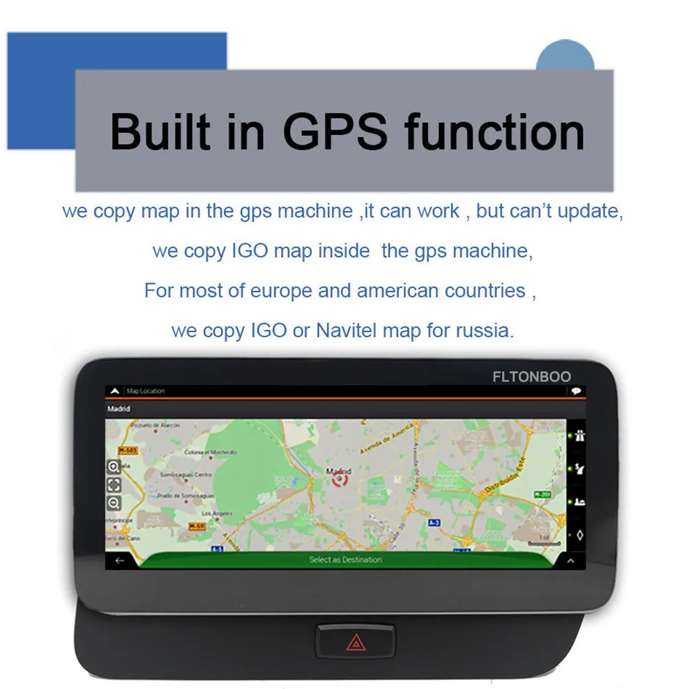 Мультимедийный проигрыватель для Audi Q5 10 25 дюйма Android 8 ядер GPS-навигация 4 ГБ 64 4g LTE