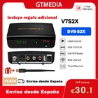 DVB-S2 S2X GTmedia V7S2X спутниковый ресивер, цифровой ТВ-приставка, декодер 1080P FHD USB WIFI Youtube CCCAM Freesat V7S, в наличии в Испании