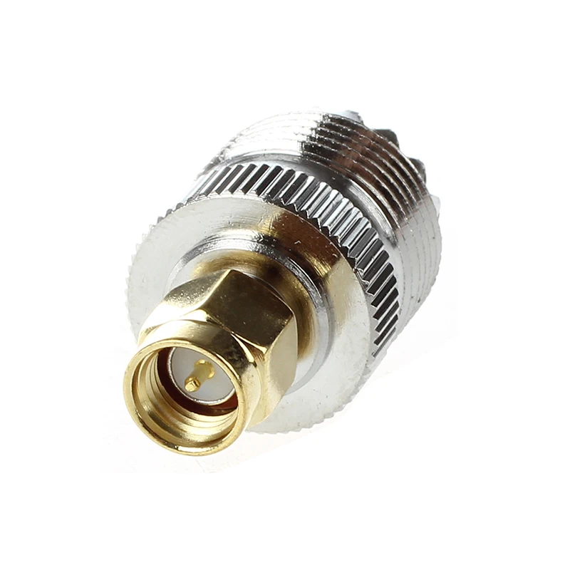 UHF SO 239 F to SMA M Женский/мужской прямой коаксиальный Соединительный адаптер