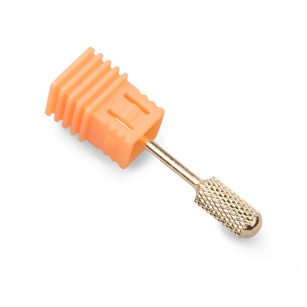 Большая закругленная верхняя насадка поперечная Насадка Золотая из карбида