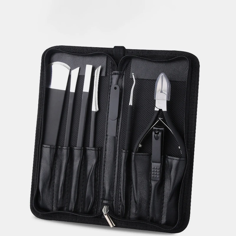 

New Pro Nail Pedicure Manicure Kit Stainless Steel Nail Clippers Care Tools Bevel Dead Skin Scissors Suit Portable Travel Hygien