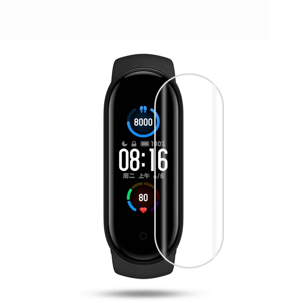 

Screen Protector for Mi Band 5 Film HD Soft TPU Protective Film for Protective Film Smart Accessories