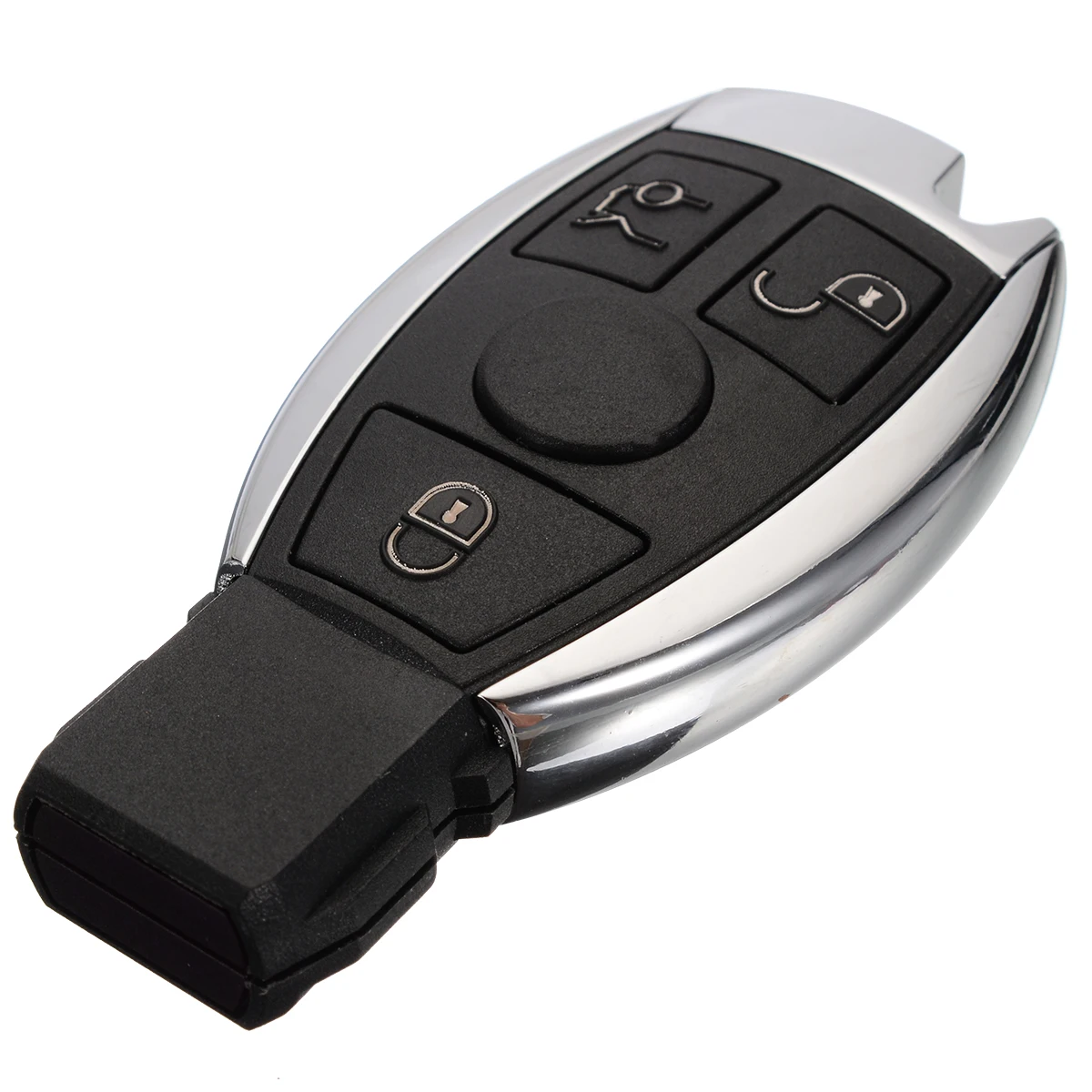 3 кнопки дистанционный ключ брелок от машины 433 МГц NEC и BGA с чипом для замены Mercedes