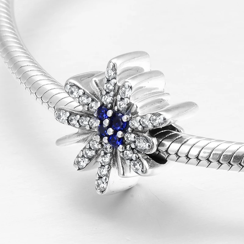 Подарок сделай сам искусственные серебряные блестящие синие циркониевые