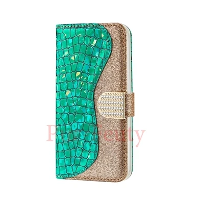 Green Чехол для samsung Galaxy S10 S9 S8 Plus 5G S7 edge S6 S10e S10+ S9+ кожаный кошелек с магнитным держателем для карт милый флип-чехол для телефона - Цвет: Green