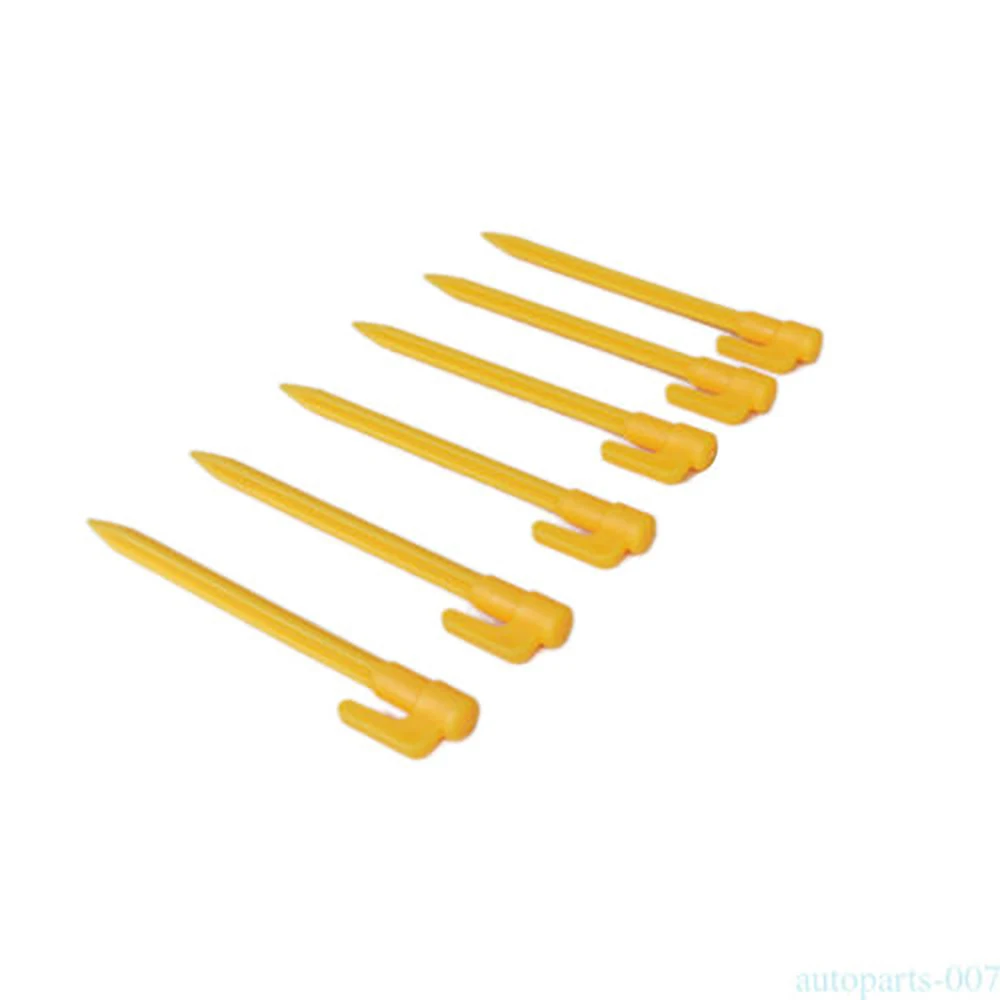 10 шт. инструменты для кемпинга пластиковые колышки палаток гвозди песок наземные