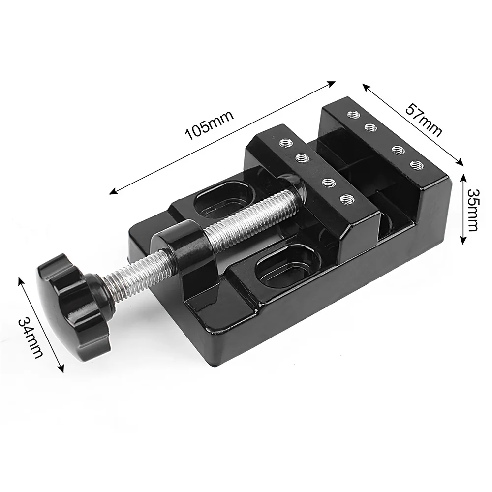 Струбцина Mini Jaw для стола, 57 мм, регулируемая для сверлильного пресса, ремонта деревообрабатывающих инструментов и резьбы по дереву.