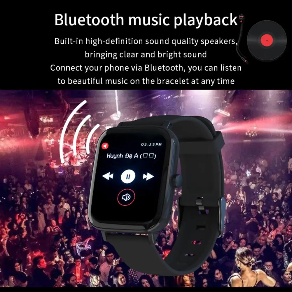 watches smart watch men women kids heart rate blood pressure monitor bluetooth connect smartwatch fitness for android 2021 free global shipping
