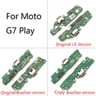 Оригинальный USB-порт для Motorola Moto G7 Play, разъем док-станции, зарядная плата, гибкий кабель