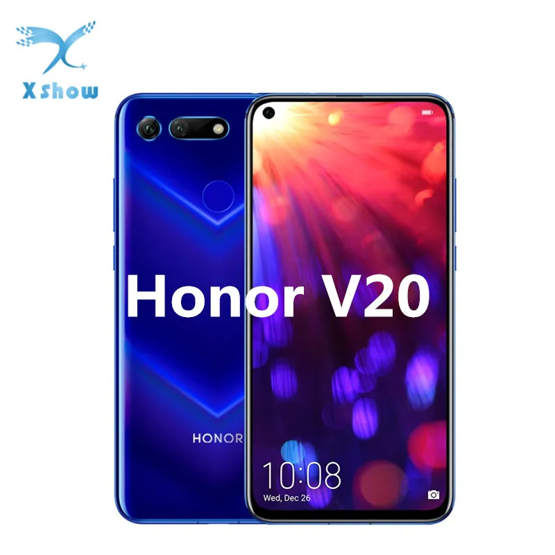Смартфон Honor V20 View 20 6 4 дюйма 4000 мАч суперзарядка Kirin 980 Android 9 45MP OTG NFC|Смартфоны| |