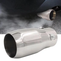 universal car exhaust muffler tip stainless steel pipe tail muffler tip auto exhaust system tail pipe car replacement parts