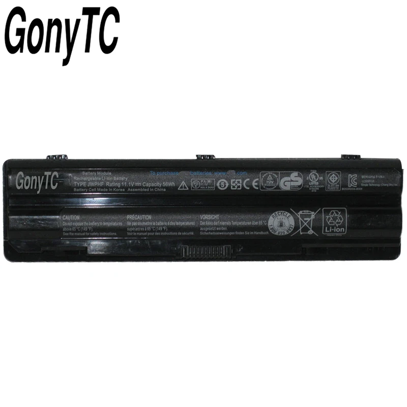 Оригинальный аккумулятор JWPHF J70W7 R795X WHXY для ноутбука Dell XPS 14 15 17 L401X L402X L501X L502X L701X L702