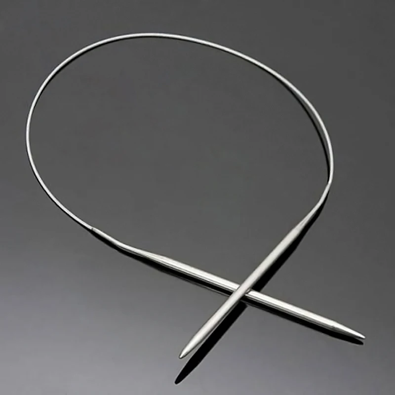 

DiIY Stainless Steel Circular Needles Knitting Tools Sweater Needles Foreign Pins Needlework Kits