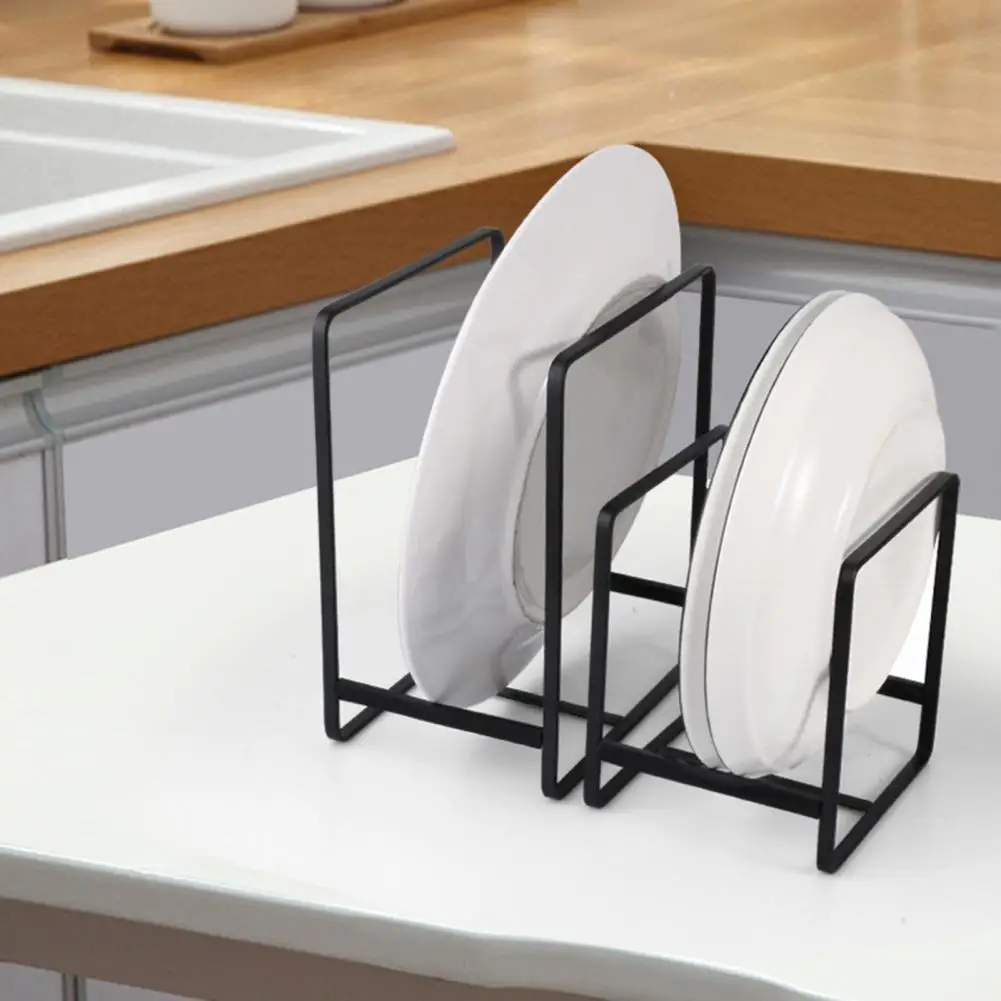 Easy Clean  Modern Handy Sideboard Tableware Drying Racks Anti-Corrosion Bowl Storage Rack Floor Type   for Cabinet