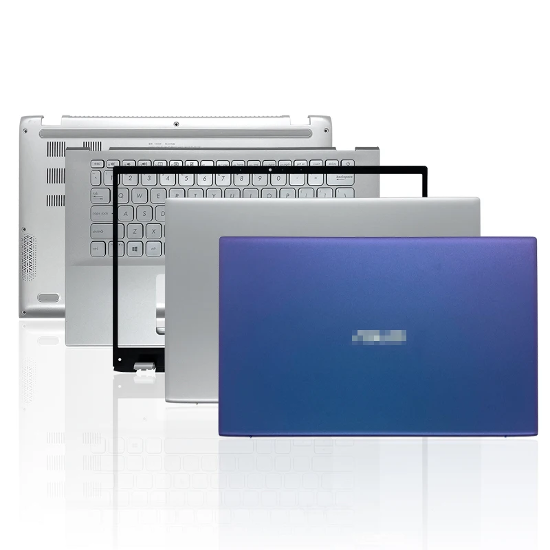 

95% Новый оригинальный ноутбук ЖК-дисплей задняя крышка/передняя панель/Упор для рук/нижний чехол для ASUS VivoBook 14 X412 V4000F Топ чехол 14 дюймов