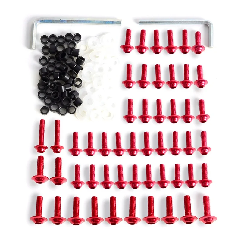 

158pcs Fairing Bolts Kit Fastener Clips Screws for Motorcycle Sportbike