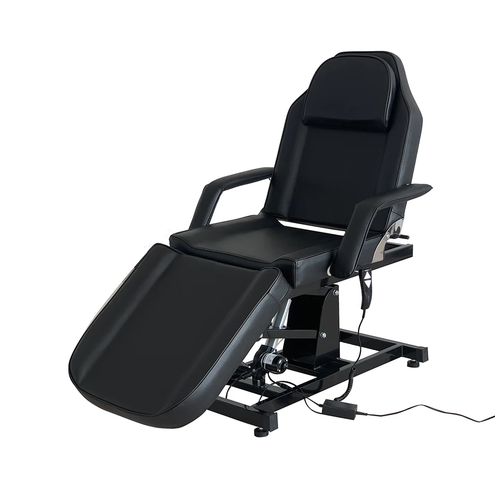 

Panana Deluxe Manual / Electric Hydraulic Massage Table Tattoo SPA Beauty Care Salon Bed Therapy Couch Salon Chair Chrome Base
