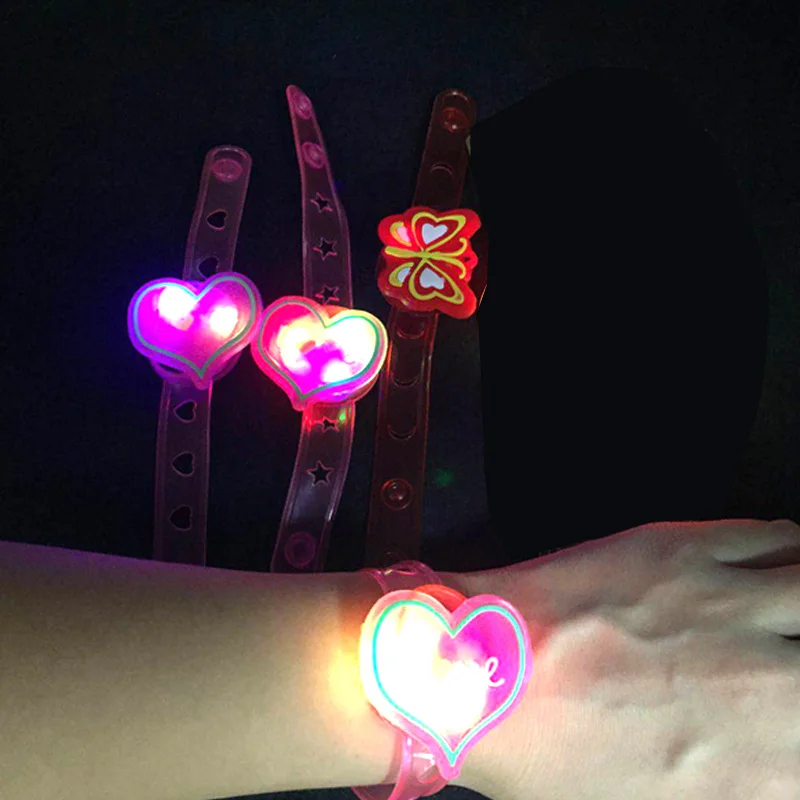Светодиодный праздничный светодиодный/мигающий/светящийся браслет для детей