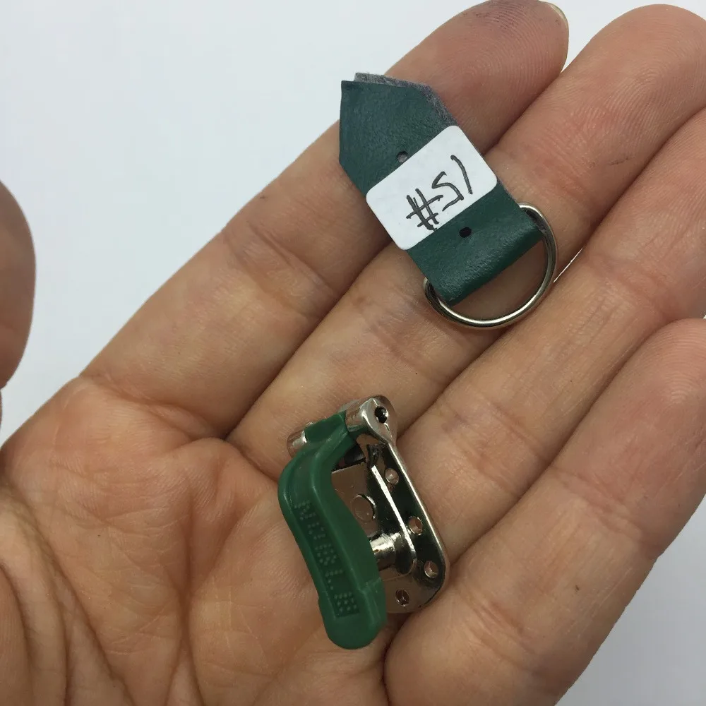 Красочные металлические/кожаные невидимые Unbuckled, DIY мешок крепежа ленты для шубы пряжки S0466H