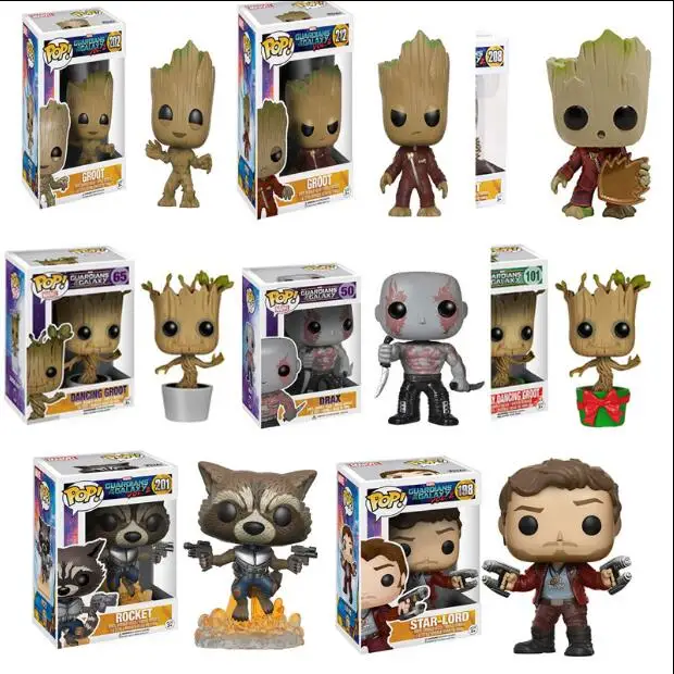 Funko POP 2020 оригинальные стражи галактики 2 фигурка виниловая Коллекционная модель