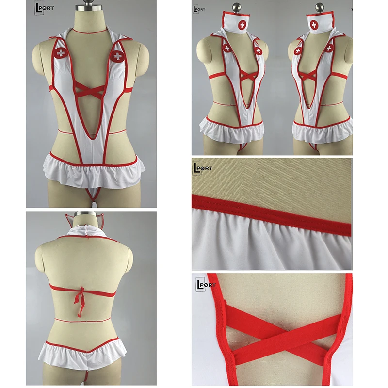 

Cosplay Costumes Adult Nurse Outfit Lingerie Erotic Fun Underwear Sexy Uniform Temptation One Piece Three Point Nurse Uniform