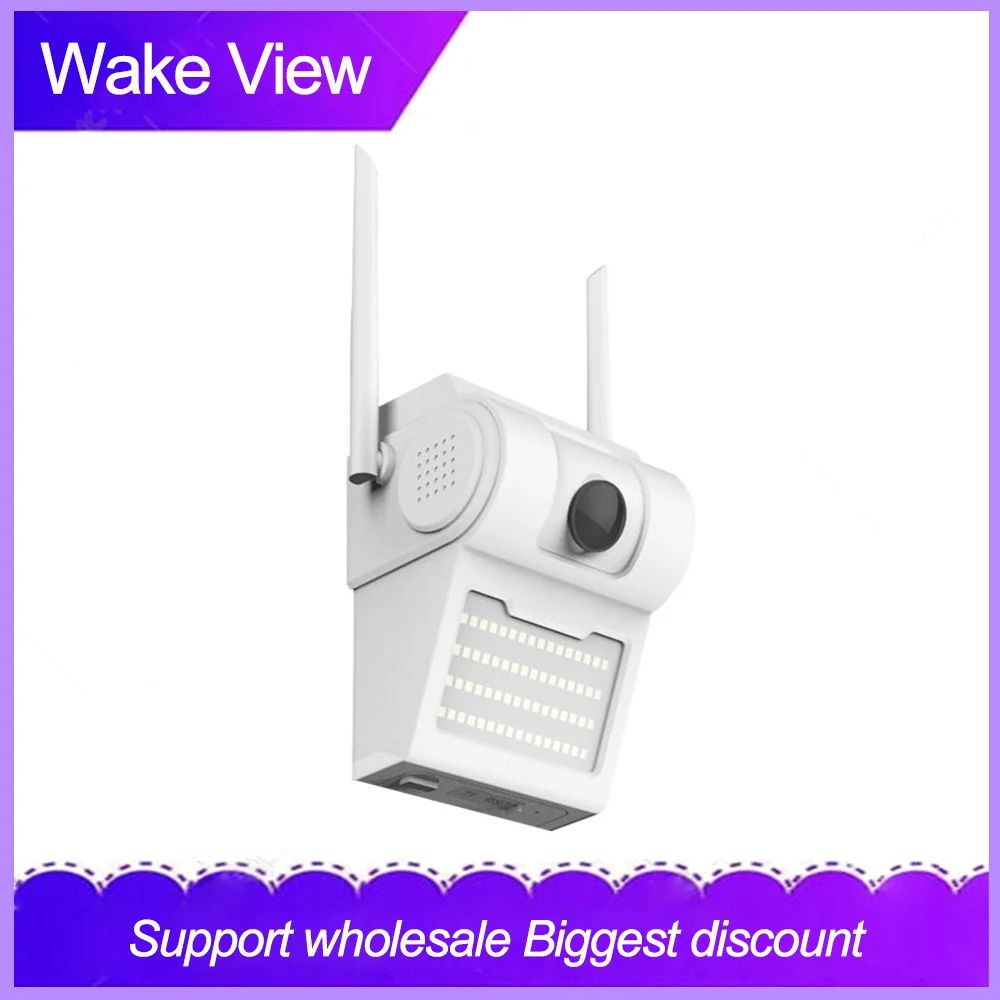 Камера WakeView HD1080P 5 МП Wi Fi настенный уличный светильник с широким углом двойной