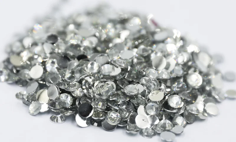 Посылка 2-6 мм смешанные размеры полимерные стразы Crysta Jelly AB без горячей фиксации с