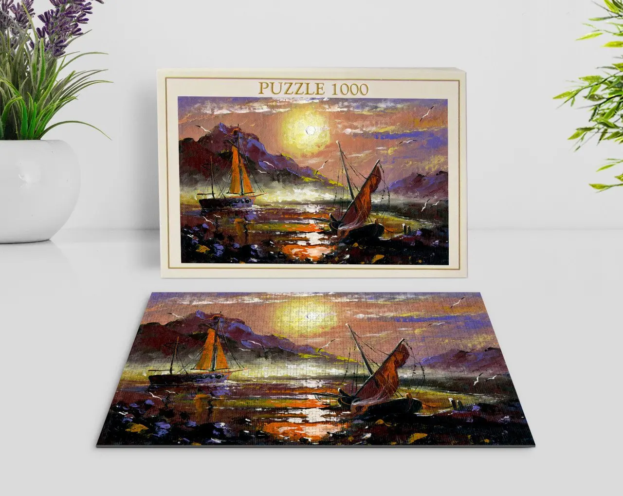 

BK Home Oil Painting Design 1000 Piece Professional Puzzle-20 Modern Convenient Reliable Decoration Gift Quality Design