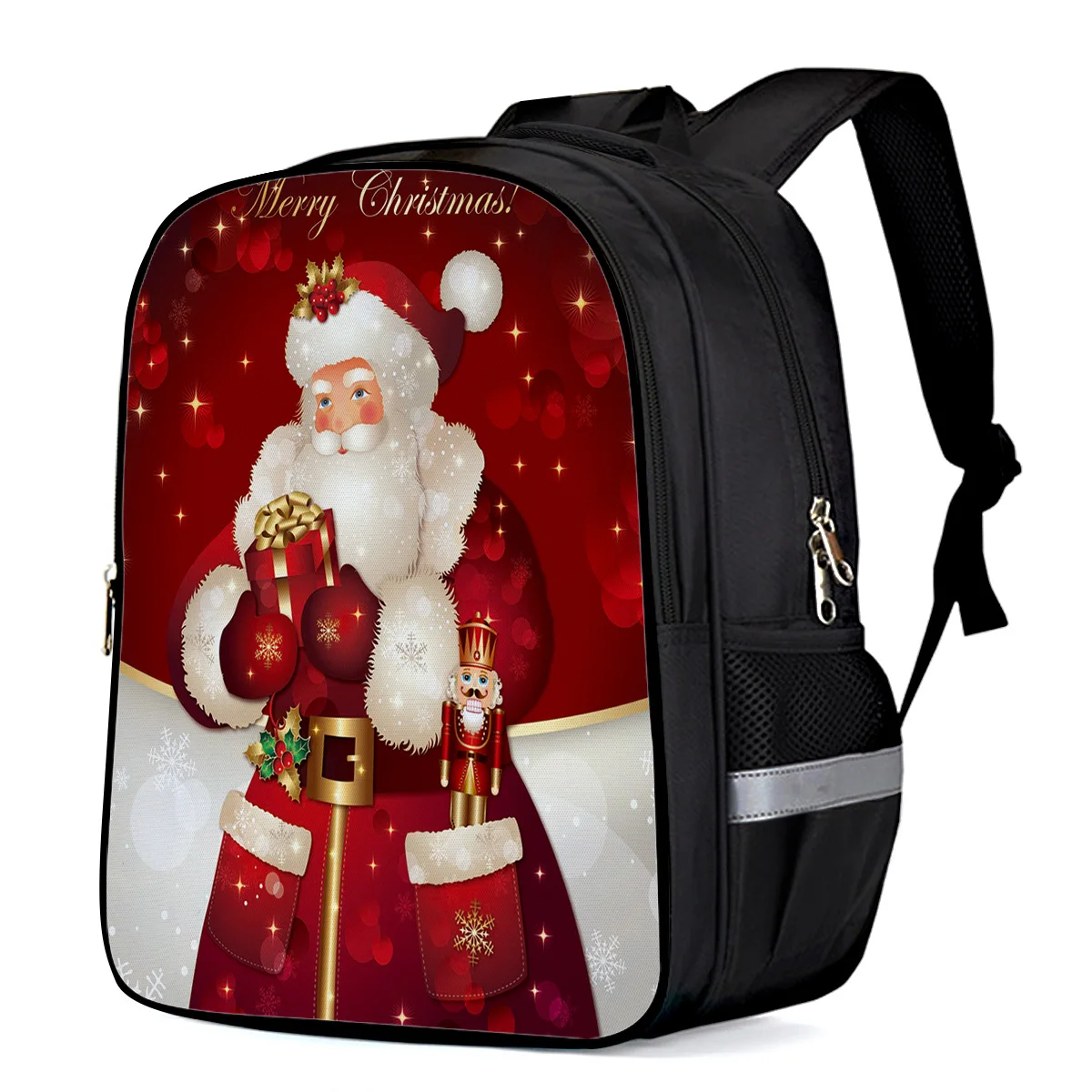Merry Christans Санта рюкзаки для ноутбука школьная сумка Детская книг спортивные сумки