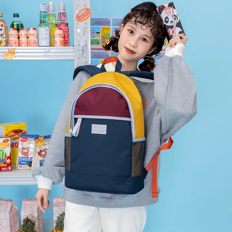 Женский водонепроницаемый тканевый рюкзак для ноутбука с емкостью мАч школьный