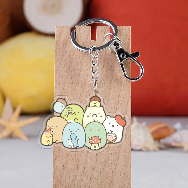 Sumikko Gurashi брелок с милым животным Sumikko Gurashi акриловый брелок с подвеской
