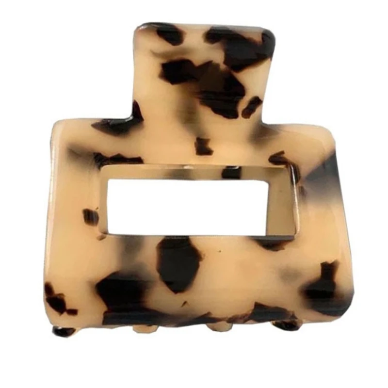 

Women's Acetic Geometric Hair Claw Marbling Barrettes Hair Accessories Large Size Updo Makeup Hairclips X7XE