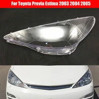 for toyota previa estima 2003 2004 2005 headlamp lens car replacement clear auto shell car headlight covers