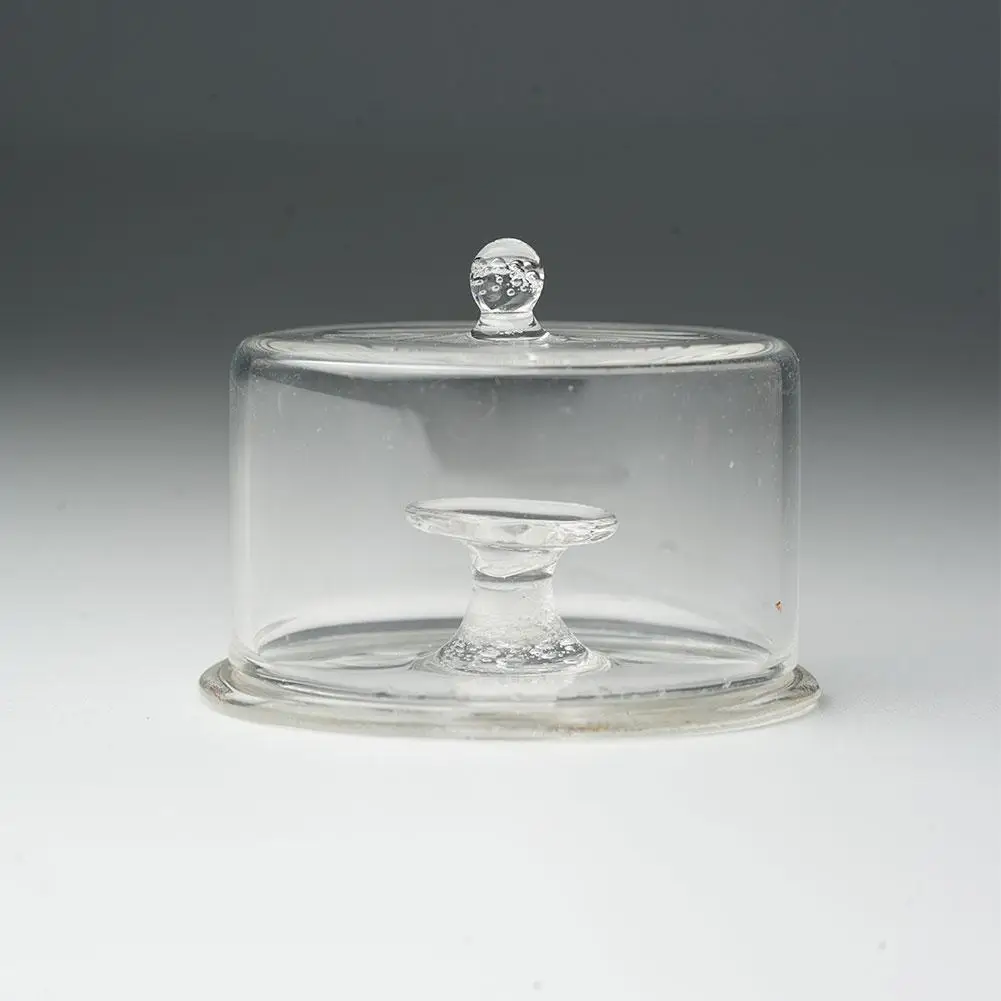 

1/12 Dollhouse Accessories Miniature Toy Ob11 Clear Accessories Playhouse Plate Kitchen Glass Dessert V7R0