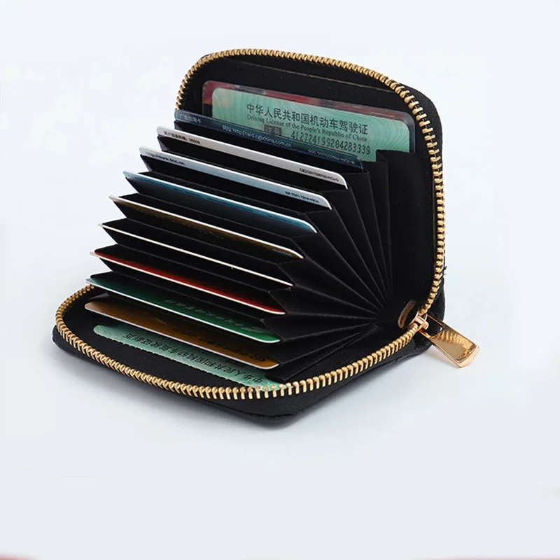 

Унисекс дорожная мульти-карты держатель для карт Многофункциональный из PU искусственной кожи на молнии портмоне карты сумка для хранения, ...