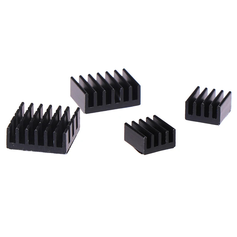 

For Raspberry Pi 4B Aluminum Heatsink Radiator Cooler Kit for Raspberry Pi 4 Model B Heat Sink CPU RAM LAN USB Cooling Sink
