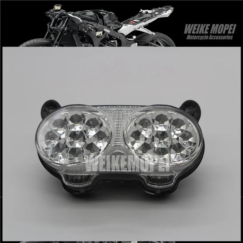 

Clear LED Tail Lamp Taillight Turn Signal Lights Rear light Fit For Kawasaki Ninja ZX-6R ZX600 ZX-9R ZX900 ZR-7 ZR-7S ZZR600