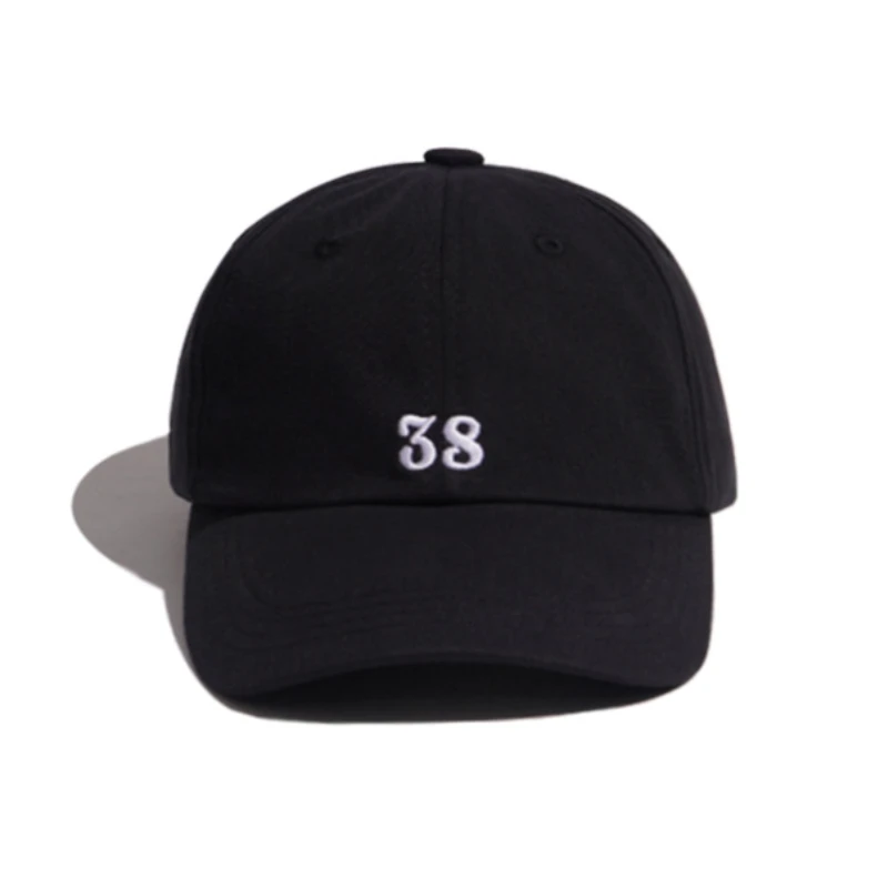 

Number 36 38 40 42 75 Embroidered Baseball Cap for Men and Women Gorra Hombre Black White Pink Green Hat High Quality