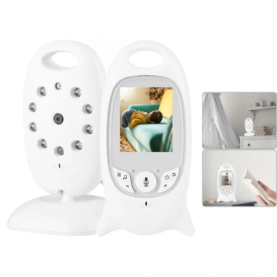 110-240V 2.4G 2in LCD Baby Monitor Camera Night Vision 2-Way Intercom Security | Безопасность и защита