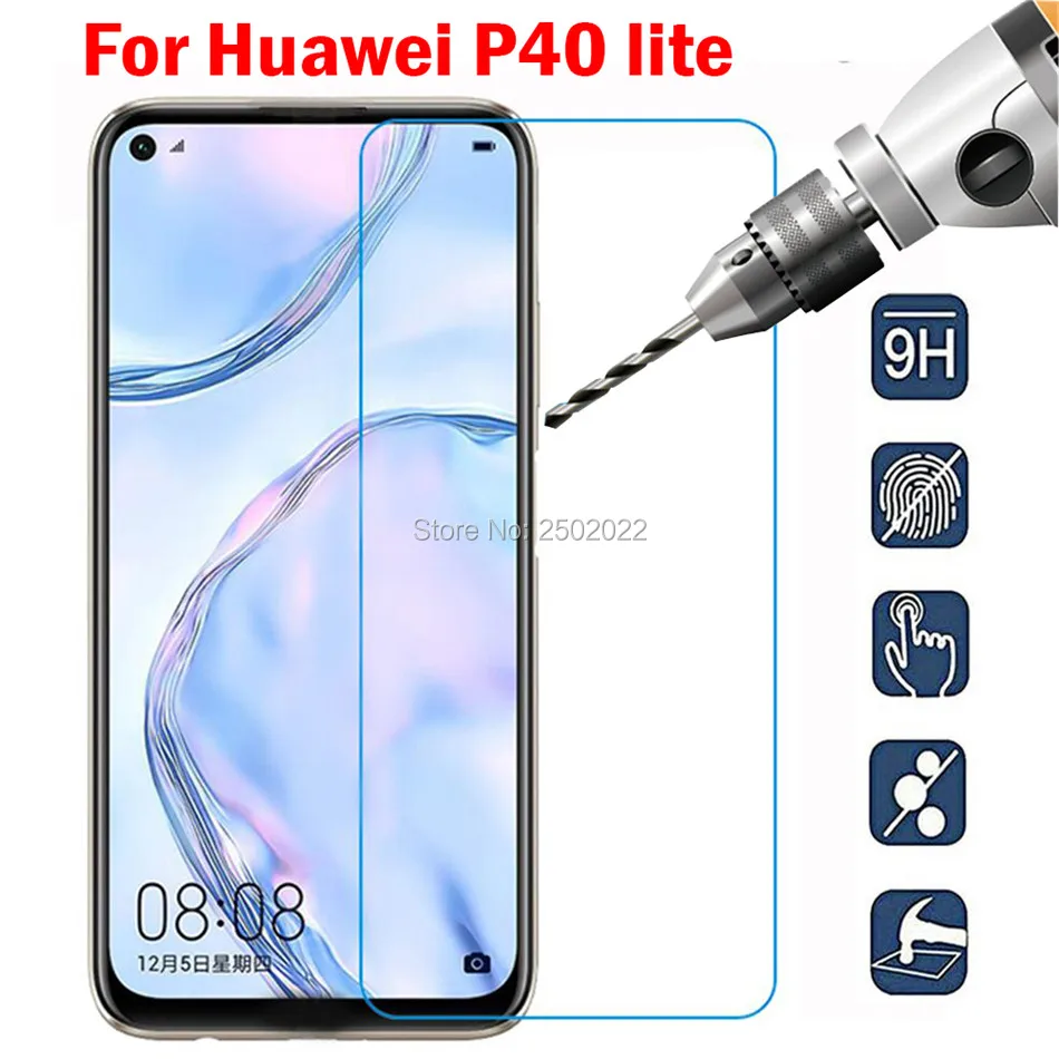 

Закаленное стекло для Huawei P40 Lite, защита экрана 9H 2.5D, Защитное стекло для телефона Huawei P4 Lite, стекло