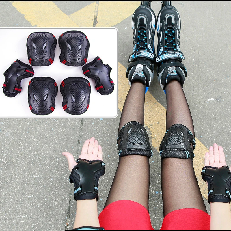 Новинка 6 шт./компл. набор защитных налокотников для катания на коньках велосипед