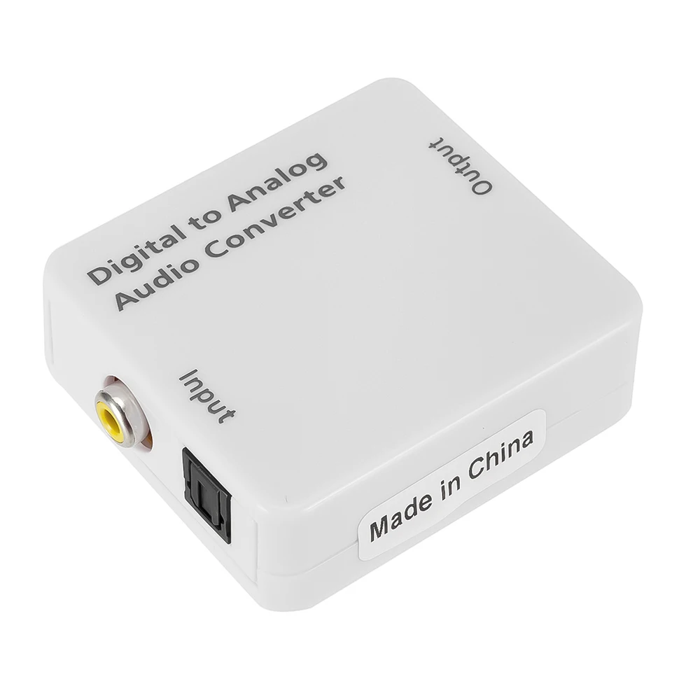 RCA цифровой в аналоговый аудио конвертер адаптер Горячая Распродажа Цифровой